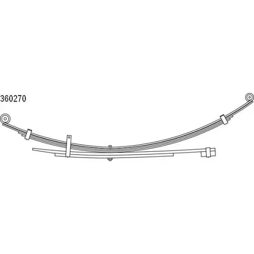 Resor Mitsubishi T. L 200 96-15 (4+2) (515/685Mm) Szer. 70Mm Patrz Katalog - CS Germany (10.360.490.00)