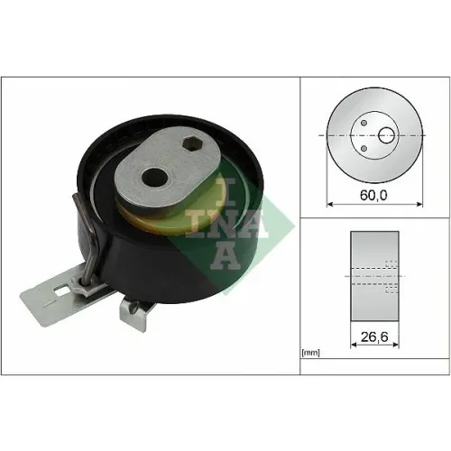 Rolka Paska Rozrzľdu Volvo Xc40 1,5T - Schaeffler INA (531093810)