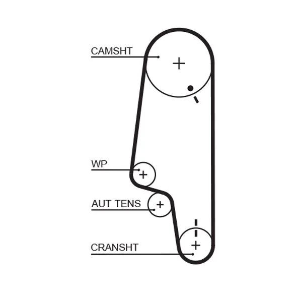 Fogasszíj - GATES (GAT5427XS)