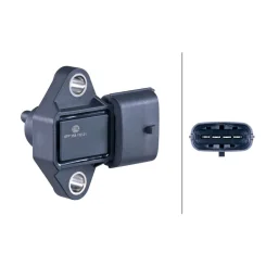 Érzékelő, Szívócső Nyomás - HELLA (6PP358152-211)