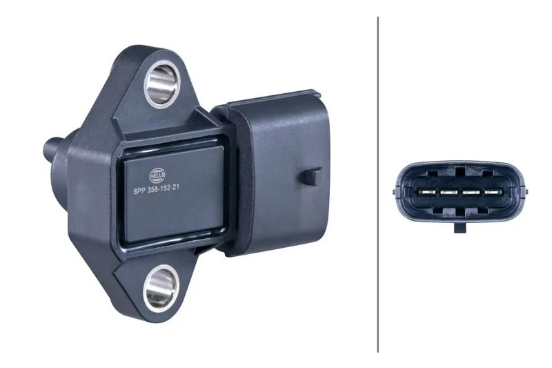 Érzékelő, Szívócső Nyomás - HELLA (6PP358152-211)