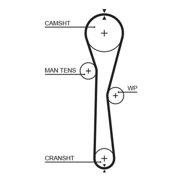 Fogasszíj - GATES (GAT5577XS)