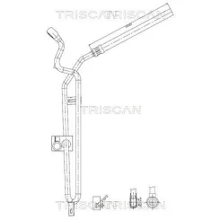 Przewód Wspomagania Bmw 3 (E36) 90-99 - TRISCAN (851611031)