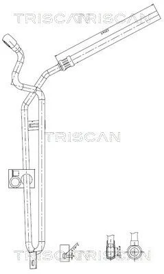Przewód Wspomagania Bmw 3 (E36) 90-99 - TRISCAN (851611031)