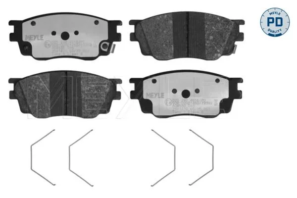 Klocki Ham. Mazda P. 6 1,8 02-07 - MEYLE (0252424616/PD)
