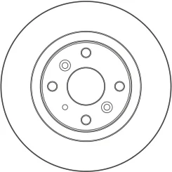 Tarcza Ham. Mazda T. Mx-5 1,5 15- - TRW (DF6796)