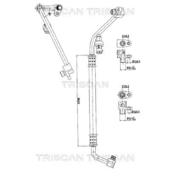 Przewód Klimatyzacji Renault, Nissan, Opel - TRISCAN (901010012)