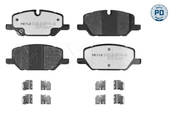 Klocki Ham. Opel P. Insignia 1,5-2,0 17- - MEYLE (0252634820/PD)