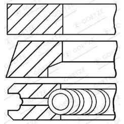 PierCienie Tłokowe Fiat Punto - GOETZE ENGINE (08-524900-00)