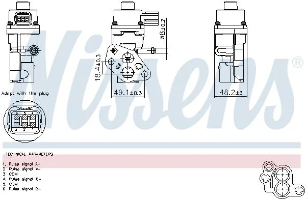 Agr-Szelep - NISSENS (NIS98365)