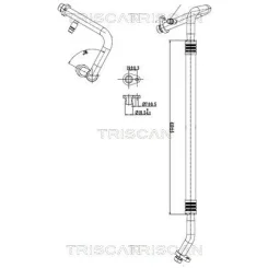 Przewód Klimatyzacji Nissan, Opel, Renault - TRISCAN (901010022)