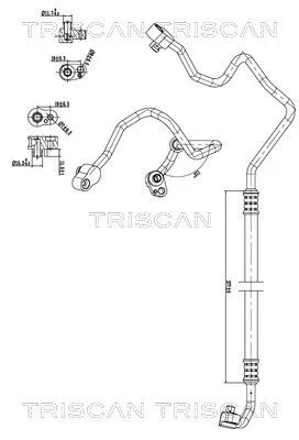 Przewód Klimatyzacji Bmw, Mini - TRISCAN (901011015)