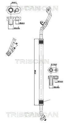 Przewód Klimatyzacji Mercedes-Benz, Vw - TRISCAN (901010015)