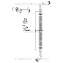 Przewód Klimatyzacji Opel, Psa, Toyota, Fiat - TRISCAN (901010044)