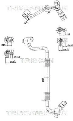 Przewód Klimatyzacji Vw - TRISCAN (901029100)