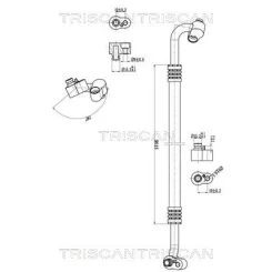 Przewód Klimatyzacji Vw - TRISCAN (901029140)