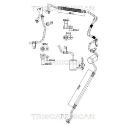 Przewód Klimatyzacji Tesla - TRISCAN (901081003)