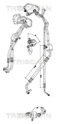 Przewód Klimatyzacji Opel - TRISCAN (901024025)