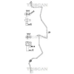 Przewód Klimatyzacji Dacia - TRISCAN (901025013)