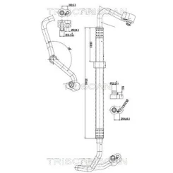 Przewód Klimatyzacji Vw - TRISCAN (901029086)