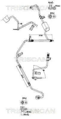 Przewód Klimatyzacji Tesla - TRISCAN (901081007)