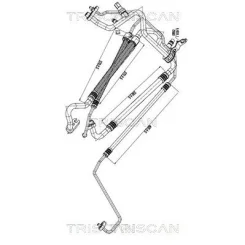 Przewód Klimatyzacji Tesla - TRISCAN (901081008)