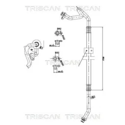 Przewód Klimatyzacji Dacia - TRISCAN (901025005)