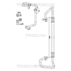 Przewód Klimatyzacji Dacia - TRISCAN (901025034)