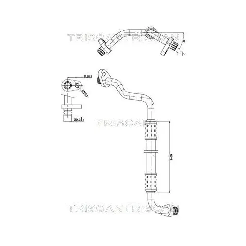 Przewód Klimatyzacji Citroën, Peugeot - TRISCAN (901028107)