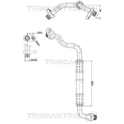 Przewód Klimatyzacji Citroën, Peugeot - TRISCAN (901028107)