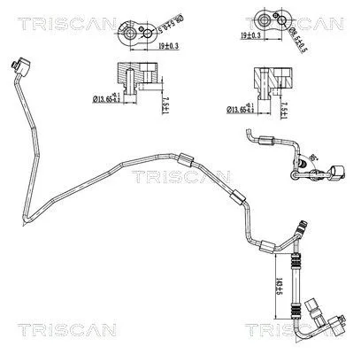 Przewód Klimatyzacji Vw - TRISCAN (901029141)