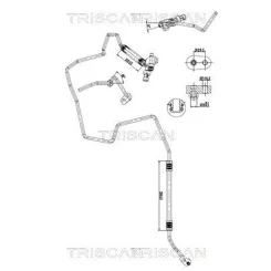 Przewód Klimatyzacji Fiat Ducato 2.3D 14- - TRISCAN (901015010)