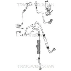 Przewód Klimatyzacji Vw, Audi - TRISCAN (901029139)