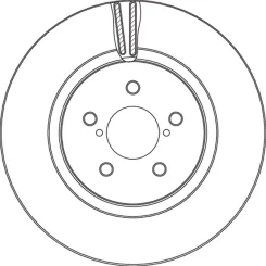 Tarcza Ham. Subaru P. Impreza/Xv 1,6-2,0 16- - TRW (DF6851)