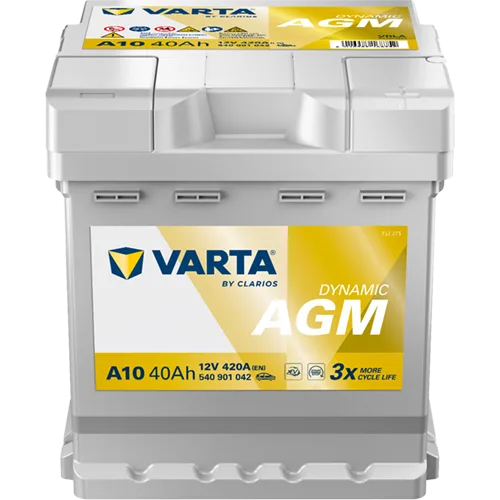 Akumulator 12V 40Ah/420A L-  175X175X190 Dynamic Agm - VARTA (540901042K262)