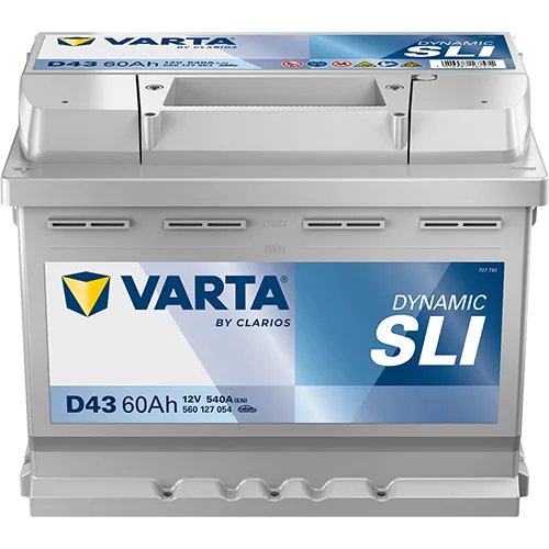 Akumulator 12V 60Ah/540A L+  242X175X195 Dynamic Sli - VARTA (560127054K262)