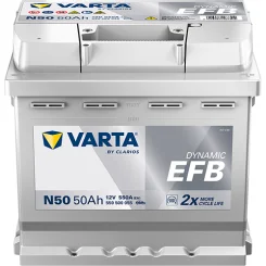 Akumulator 12V 50Ah/550A L-  207X175X190 Dynamic Efb - VARTA (550500055K262)