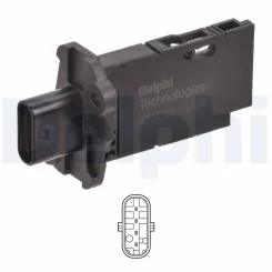 Przepływomierz Powietrza Bmw 5 F10 520D 10- - DELPHI (AF10738-12B1)