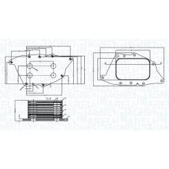 Chłodnica Oleju Bmw X1 1.5D/1.5/2.0 15- - MAGNETI MARELLI (RO0049)