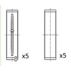 Panewki Gł. Peugeot 1.4/1.6 Std - FAI AutoParts (BM1019-STD)