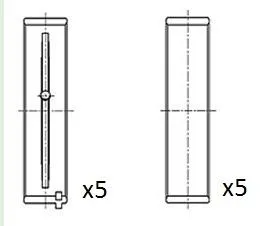 Panewki Gł. Peugeot 1.4/1.6 Std - FAI AutoParts (BM1019-STD)