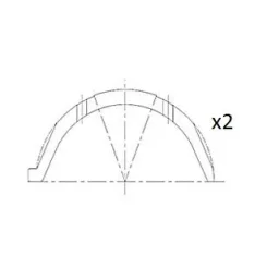 Panewki Dyst. Citroen 1.4 Hdi Std - FAI AutoParts (BT3009-STD)