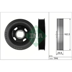 Szíjtárcsa, Főtengely - Schaeffler INA (544017910)