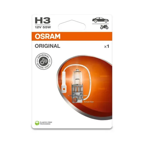 Żarówka Orginal H3 12V/55W Pk22S 1Szt. Blister (Eko) - ams-OSRAM (OSR64151-1BL)