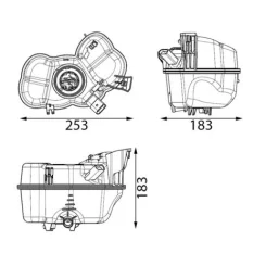 Zbiornik Wyrównawczy Vw Id.4 (E21) - MAHLE (CRT349000S)
