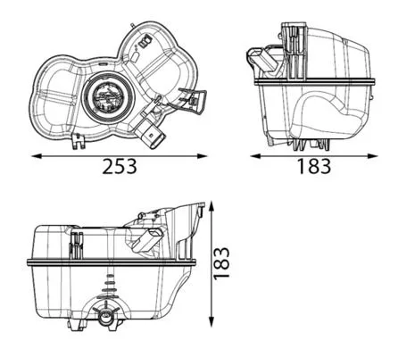 Zbiornik Wyrównawczy Vw Id.4 (E21) - MAHLE (CRT349000S)