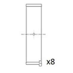 Panewki Kor. Vw 1.6/1.8/2.0 Std - FAI AutoParts (BB2064-STD)