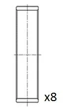 Panewki Kor. Vw 1.9Tdi Std - FAI AutoParts (BB2043-STD)