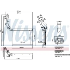 Nagrzewnica Porshe Cayenne 3,0-4,8 10- - NISSENS (NIS707299)