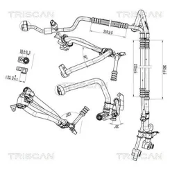 Przewód Klimatyzacji Ford Transit 2.0 15-23 - TRISCAN (901016058)